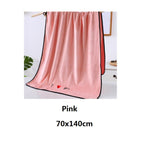 Soft Thick Absorbent Fiber Couple Large Bath Towels — 70x140cm