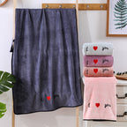 Soft Thick Absorbent Fiber Couple Large Bath Towels — view 9
