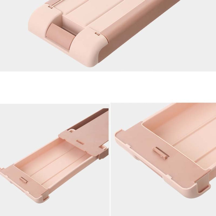 Under The Desk Drawer Type Storage Box Office Desktop Hidden Storage Box Student Stationery Box — view 4