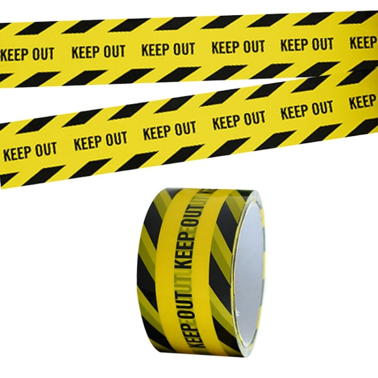 Floor Warning Social Distance Tape Waterproof & Wear-Resistant Marking Warning Tape — Twill Warning