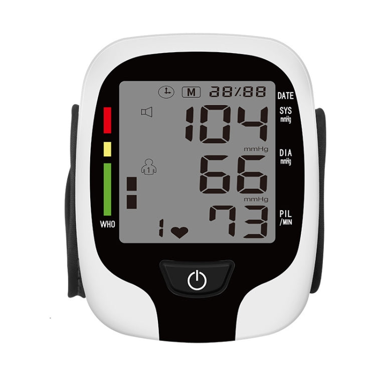 Wrist Type Electronic Blood Pressure Monitor Home Automatic Wrist Type Blood Pressure Measurement — No Voice Announcement