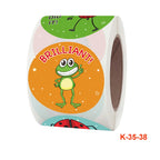 2 PCS Children Cartoon Reward Sticker Label — K-35-38 3.8cm / 1.5inch
