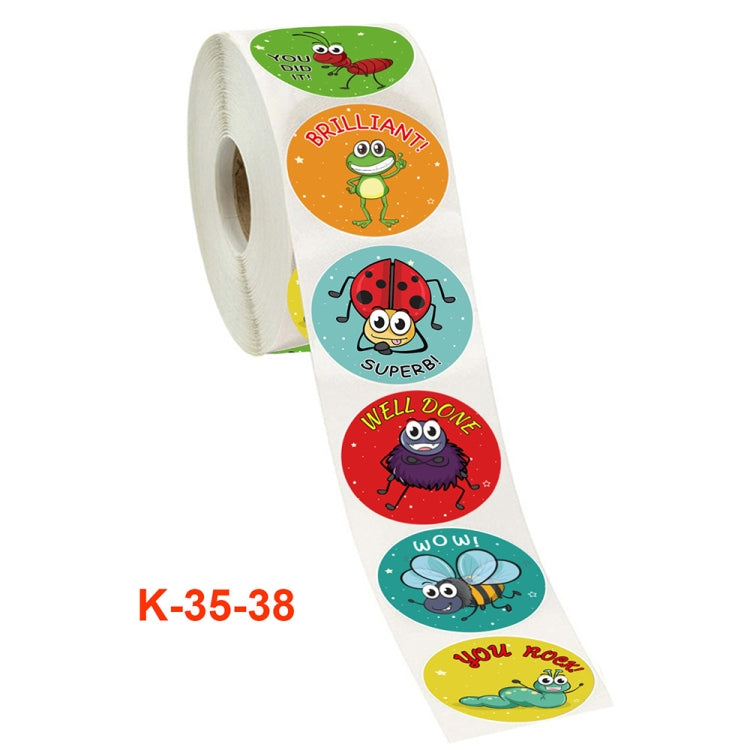 2 PCS Children Cartoon Reward Sticker Label — view 4