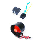 2 Set Universal Sound And Light Car Alarm 12V Vehicle Alarm System Bullet Key Remote Control