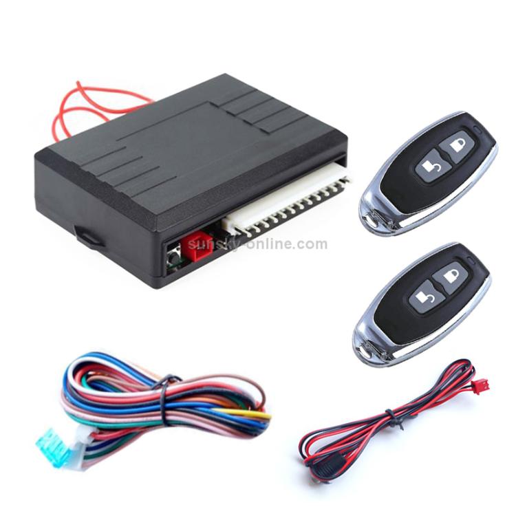 3pcs /Set Universal Car Keyless Entry Remote Control Central Lock With Indicator Light And Horn Function