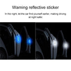 OPEN Reflective Tape Warning Mark Bicycle Accessories Car Door Stickers