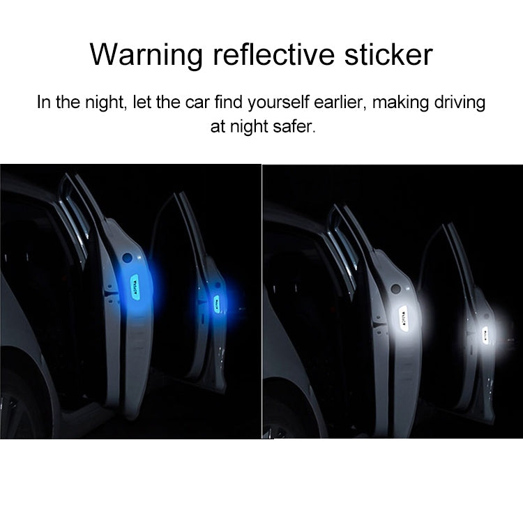 OPEN Reflective Tape Warning Mark Bicycle Accessories Car Door Stickers