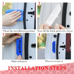 OPEN Reflective Tape Warning Mark Bicycle Accessories Car Door Stickers