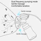 Large Suction Smart Electric Bilateral Breast Pump 12-Speed Silent Breast Pump