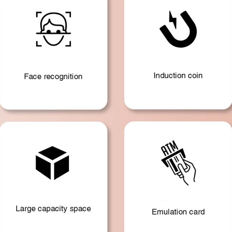 Simulation Face Recognition ATM Cash Deposit Box Simulation Password Automatic Rolling Money Safe Deposit Box — view 7