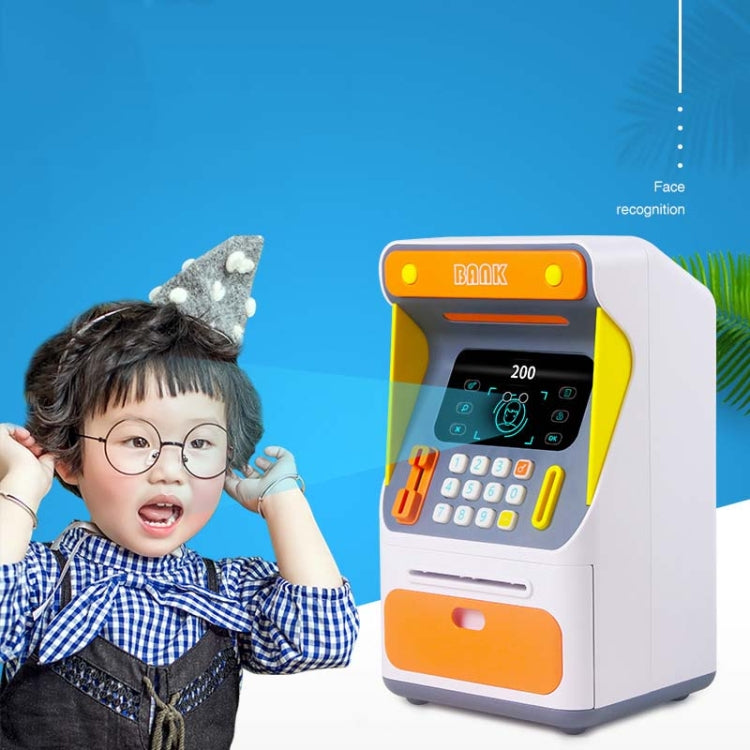 Simulation Face Recognition ATM Cash Deposit Box Simulation Password Automatic Rolling Money Safe Deposit Box — view 11
