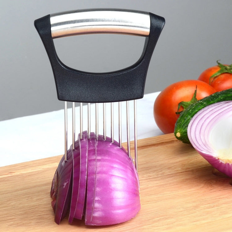 LsCook 304 Stainless Steel Onion Fork Holder Pin Kitchen Vegetable Slicing Aid