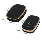 Q188-WW Intelligent Wireless Remote Control Waterproof Doorbell Pager with 45 Chord Music, US Plug/UK Plug/EU Plug — view 4