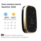 Q188-WW Intelligent Wireless Remote Control Waterproof Doorbell Pager with 45 Chord Music, US Plug/UK Plug/EU Plug — view 5