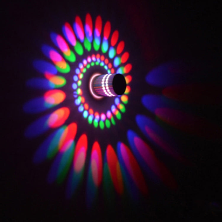 3W Modern Interior Creative Spiral Round Wall Lamp for Club, KTV, Corridor, Aisle, Background Wall Decoration Lamp — view 15
