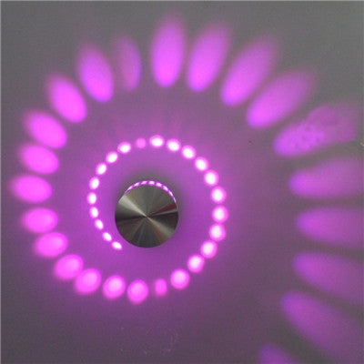 3W Modern Interior Creative Spiral Round Wall Lamp for Club, KTV, Corridor, Aisle, Background Wall Decoration Lamp — view 16