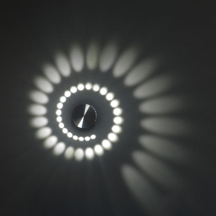 3W Modern Interior Creative Spiral Round Wall Lamp for Club, KTV, Corridor, Aisle, Background Wall Decoration Lamp — view 17