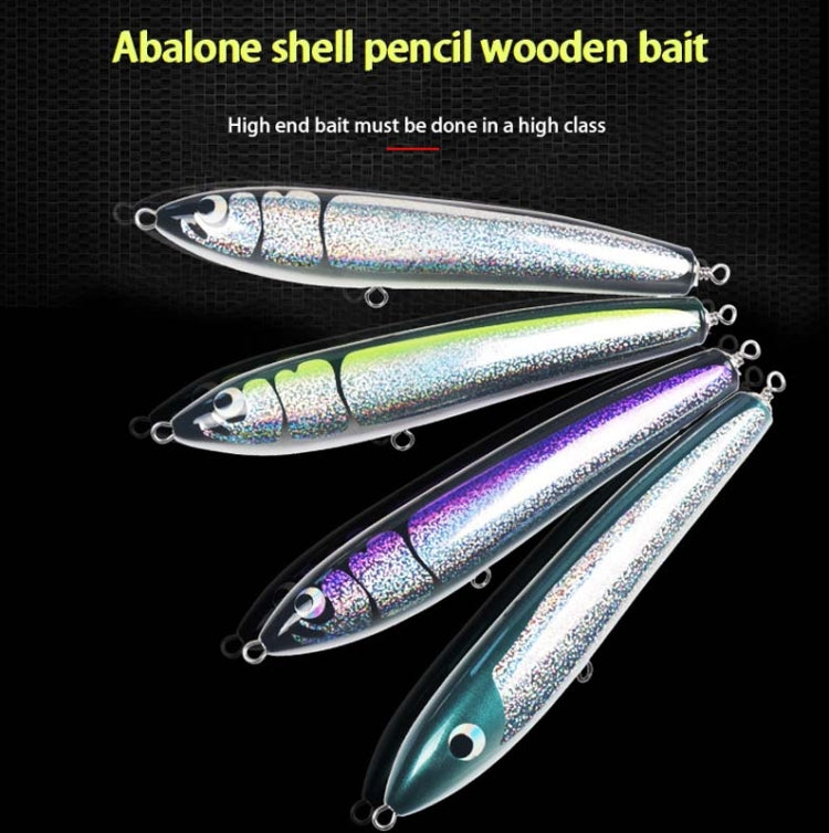Floating Water Wooden Handmade Big Pencil Deep Sea Boat Fishing Wave Lying Tuna Bait