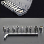 10 In1 Wrench Socket Repair Casing Toolbox Set Quick Multi-Function Screw Unloading Hardware Tool