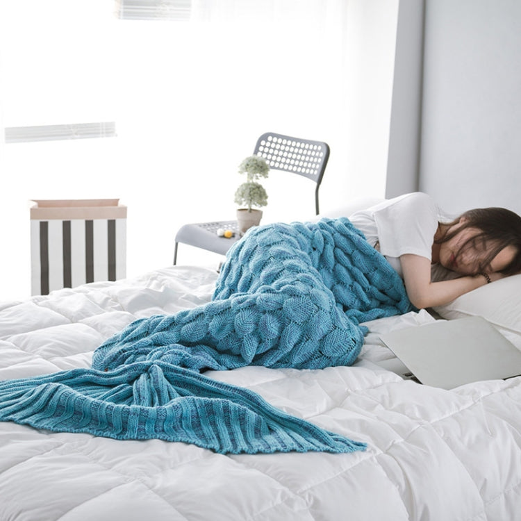 Mermaid Tail Knitted Blanket Fish Tail Blanket — view 18