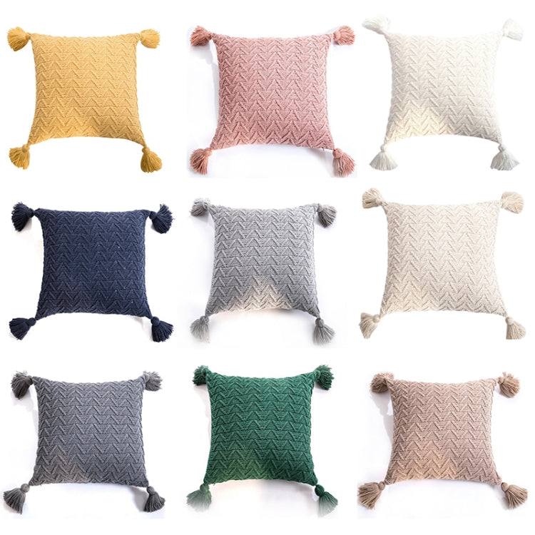 Home Accessories Knitted Pillowcase Without Core — 45 x 45 cm