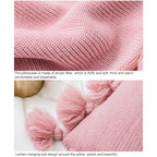 Home Furnishings Lantern Ball Pillowscase Without Core — Skin Powder