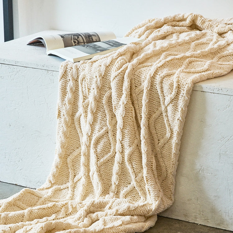 Home Soft Decoration Chenille Knitted Leisure Blanket Sofa Air Conditioning Blanket Car Blanket
