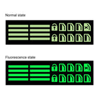 Car Window Sticker Lifter Modified Sticker Car Luminous Switch Car Window Button Car Sticker