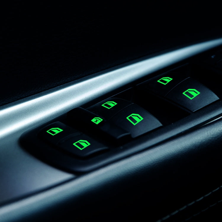 Car Window Sticker Lifter Modified Sticker Car Luminous Switch Car Window Button Car Sticker