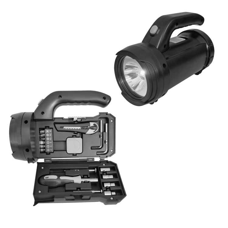 Outdoor Home Work Lighting Flashlight Tool Set Portable Lamp Hardware Tool Set, 17 In 1
