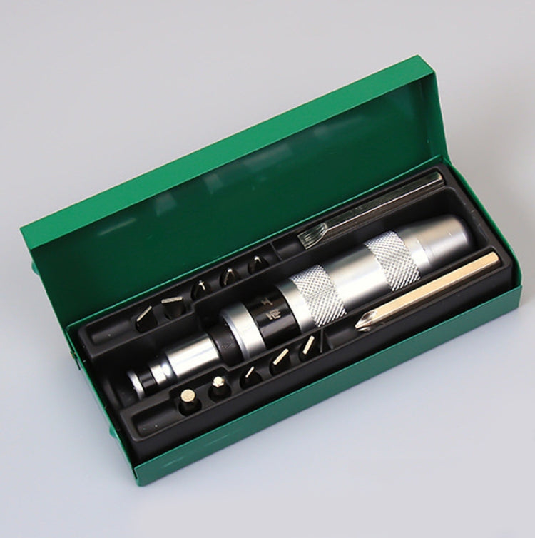 Impact Screwdriver Socket Set for Rusty Stubborn Screws — 13 In 1 Iron Box