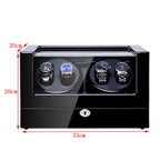 Electric Motor Rotating Watch Box Automatic Mechanical Watch Shaker, US / EU / UK Plug