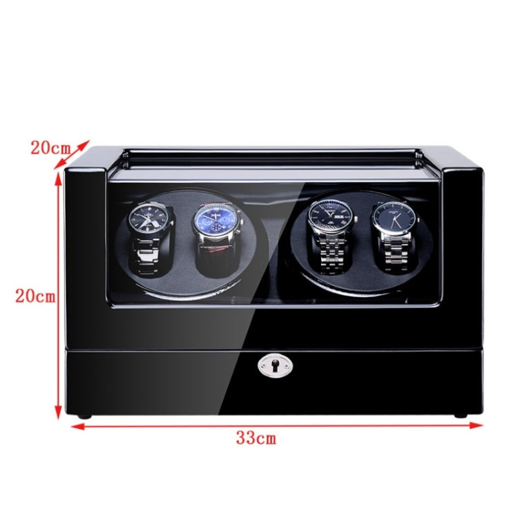Electric Motor Rotating Watch Box Automatic Mechanical Watch Shaker, US / EU / UK Plug
