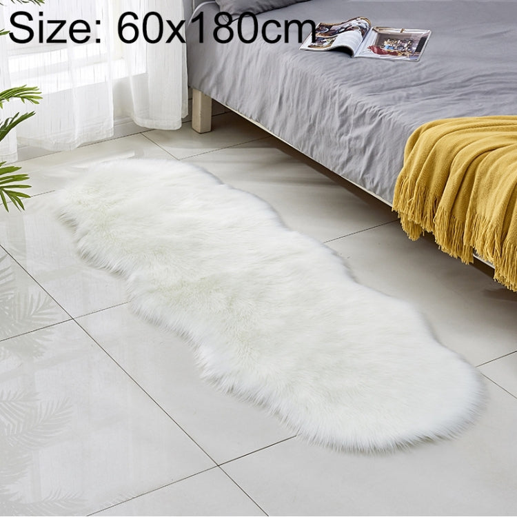 Faux Wool Leather Sofa Carpet Floor Mats Fleece Cushions Bay Window Mats