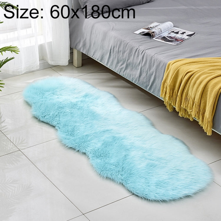 Faux Wool Leather Sofa Carpet Floor Mats Fleece Cushions Bay Window Mats — view 21