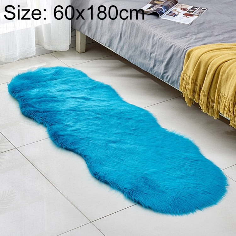 Faux Wool Leather Sofa Carpet Floor Mats Fleece Cushions Bay Window Mats — view 22