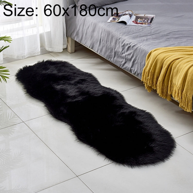 Faux Wool Leather Sofa Carpet Floor Mats Fleece Cushions Bay Window Mats — view 23