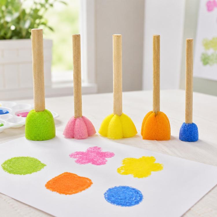 5 in 1 Sponge Stamp DIY Graffiti Items For Children