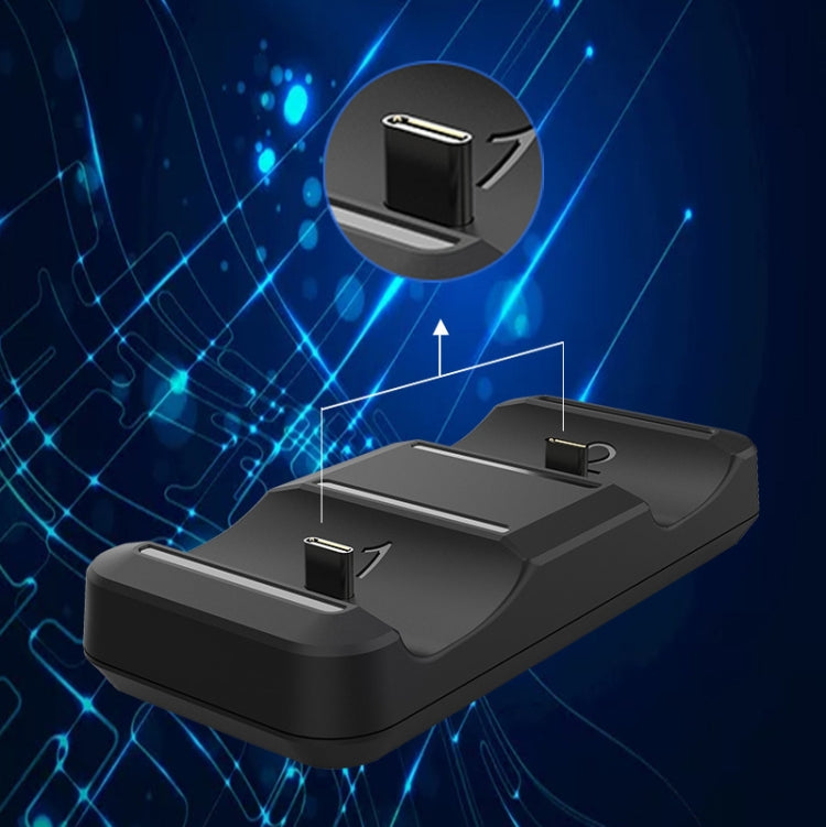 iPega HBP-262 Gamepad Dual Charger Mini Wireless Controller Charger For PS5