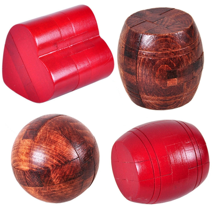 Adult Wooden Intelligence Toys Classical Toys Luban Lock — view 7
