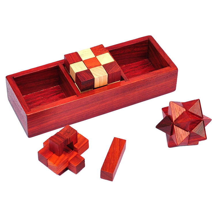 Classical Wooden Educational Toys Kongming Lock Luban Lock Intelligence Unlock