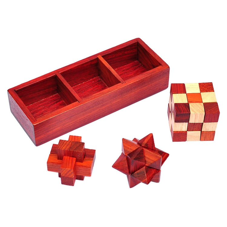 Classical Wooden Educational Toys Kongming Lock Luban Lock Intelligence Unlock
