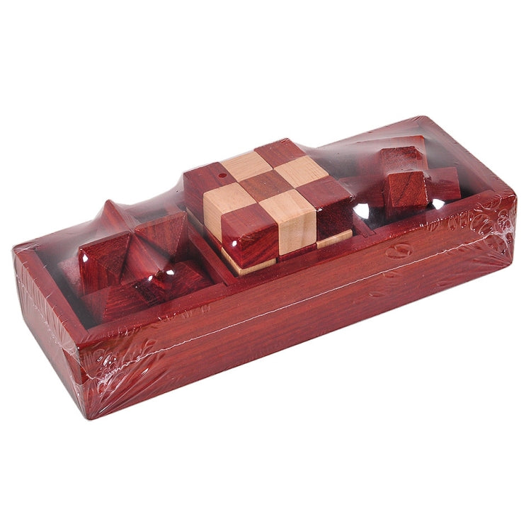 Classical Wooden Educational Toys Kongming Lock Luban Lock Intelligence Unlock