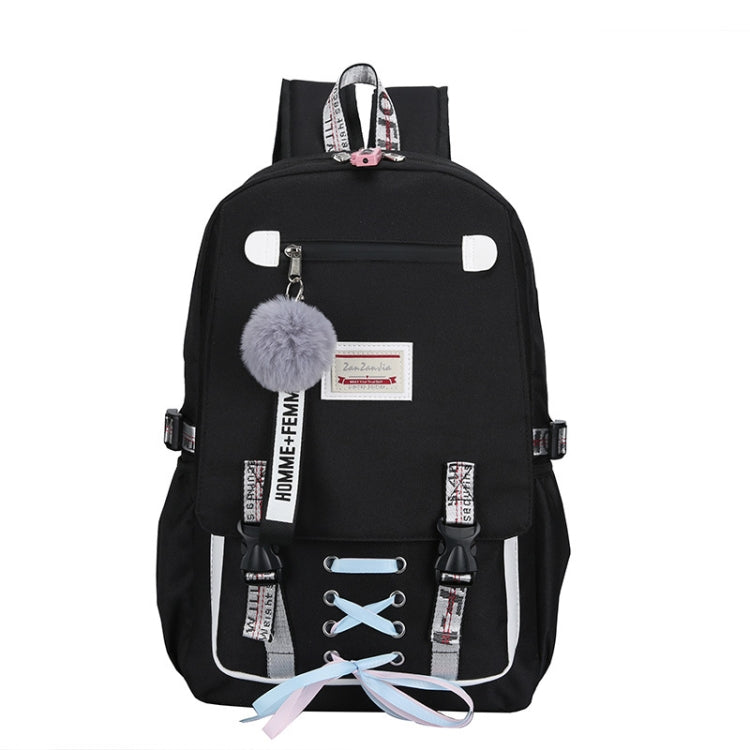 Sports and Leisure USB Charging Anti-Theft Backpack — Yellow