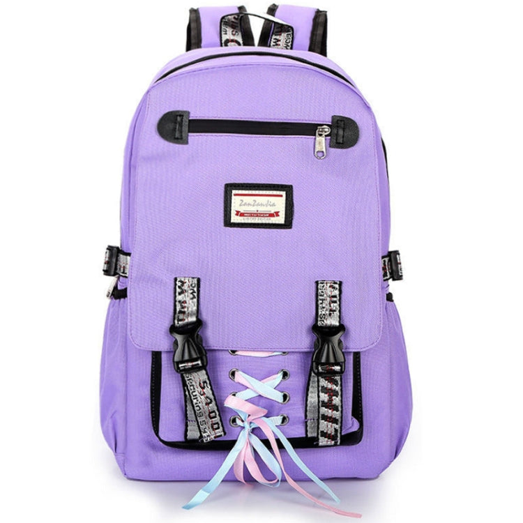 Sports and Leisure USB Charging Anti-Theft Backpack — green