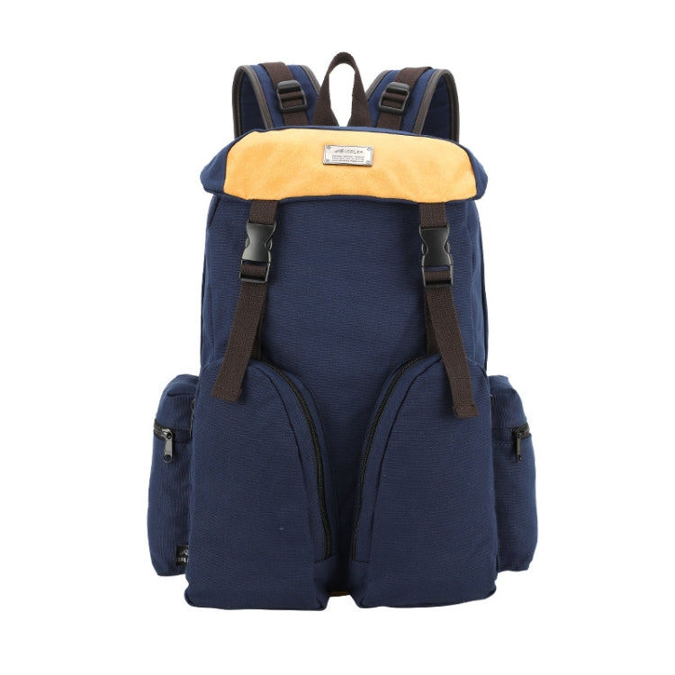 B0031 Mori Color Matching Backpack Wear-Resistant And Scratch-Resistant Computer Bag — Black