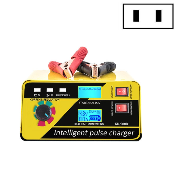 KD-908D Lead-Acid Battery Intelligent Repair Charger Car Battery Charger