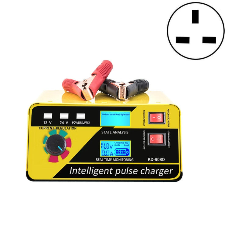 KD-908D Lead-Acid Battery Intelligent Repair Charger Car Battery Charger — US Plug