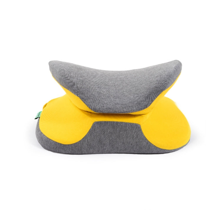 BEWALKER Multifunctional Student Portable Nap Pillow Waist Support Foldable Memory Foam Nap Pillow Office Sleeping Pillow — Navy