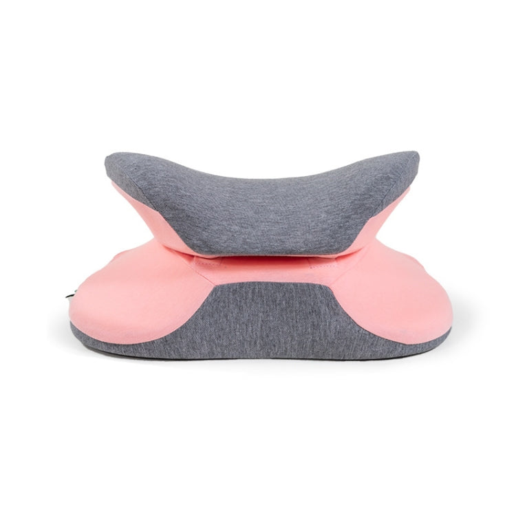 BEWALKER Multifunctional Student Portable Nap Pillow Waist Support Foldable Memory Foam Nap Pillow Office Sleeping Pillow — Fruit Green